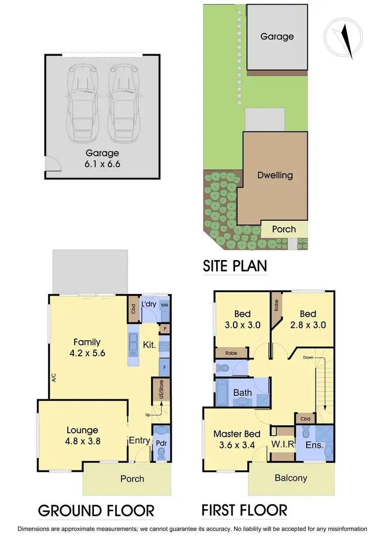 Floorplan of Homely townhouse listing, 34 Greenhaven Gardens, South Morang VIC 3752