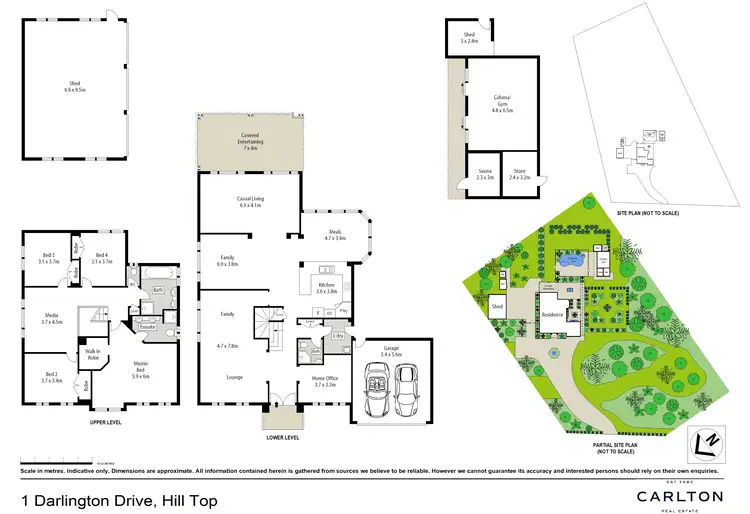 Floorplan of Homely house listing, 1 Darlington Drive, Hill Top NSW 2575