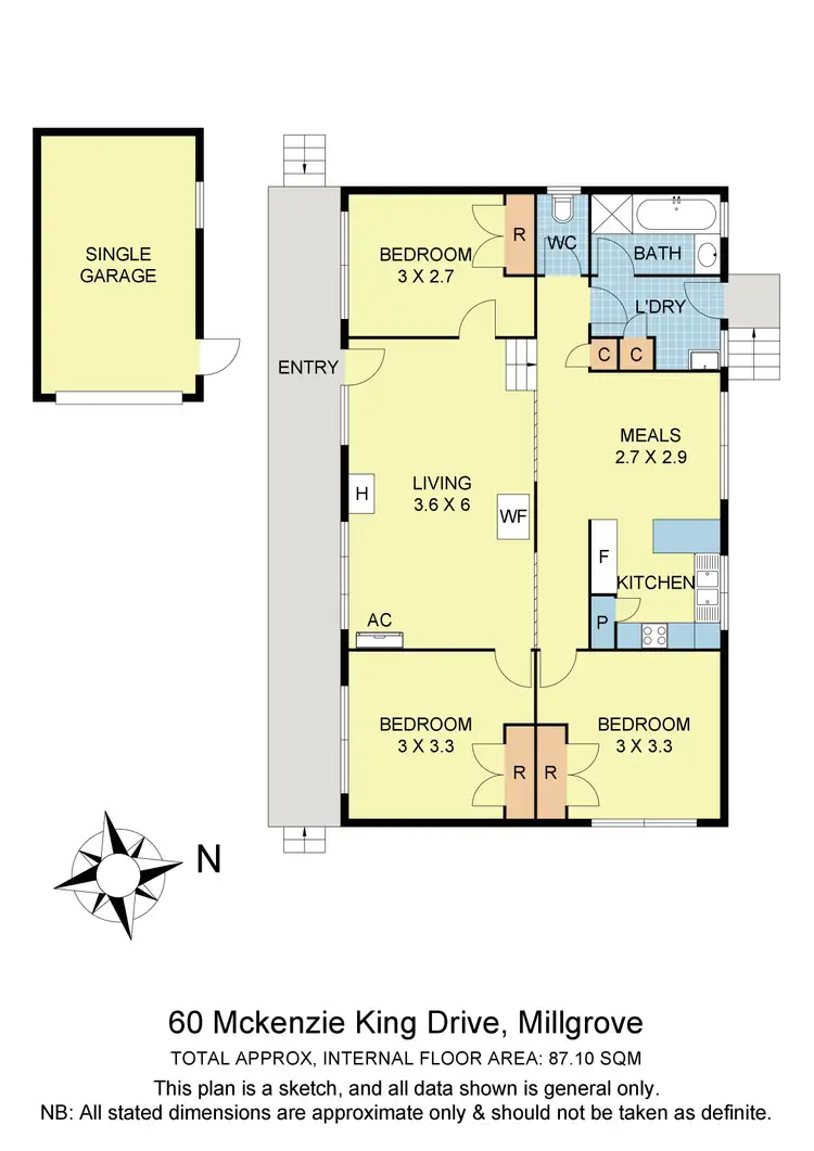 Floorplan of Homely house listing, 60 Mckenzie King Drive, Millgrove VIC 3799