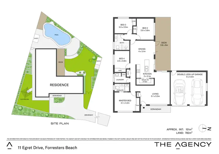 Floorplan of Homely house listing, 11 Egret Drive, Forresters Beach NSW 2260