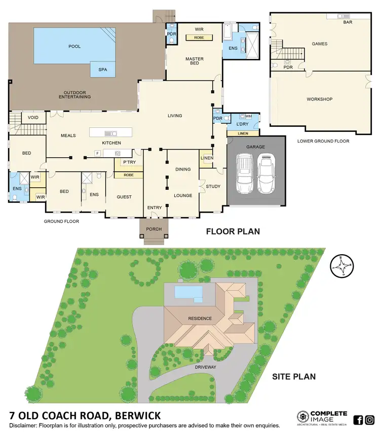 Floorplan of Homely house listing, 7 Old Coach Road, Berwick VIC 3806