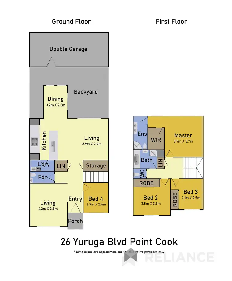 Floorplan of Homely house listing, 26 Yuruga Boulevard, Point Cook VIC 3030