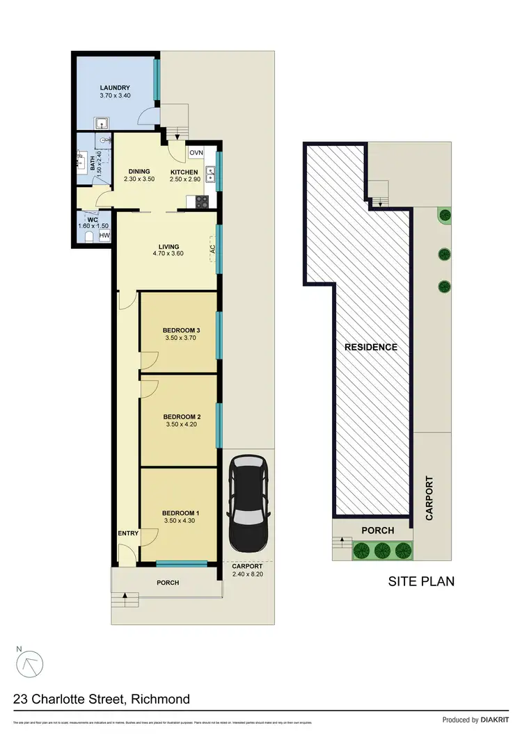 Floorplan of Homely house listing, 23 Charlotte Street, Richmond VIC 3121