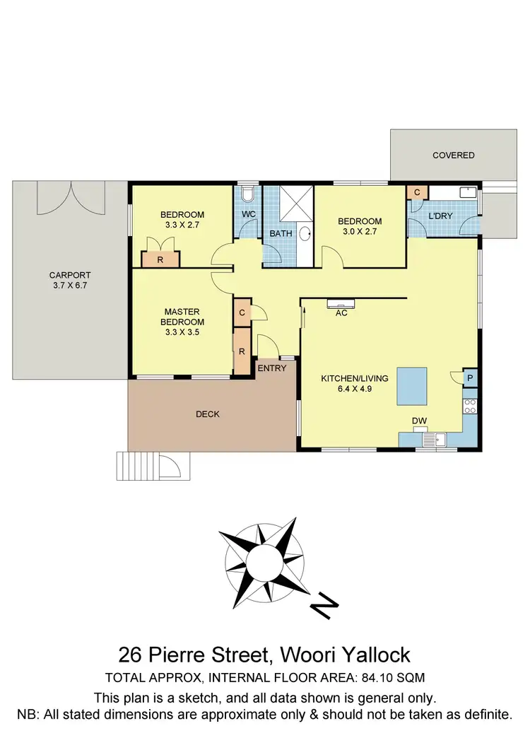 Floorplan of Homely house listing, 26 Pierre Street, Woori Yallock VIC 3139