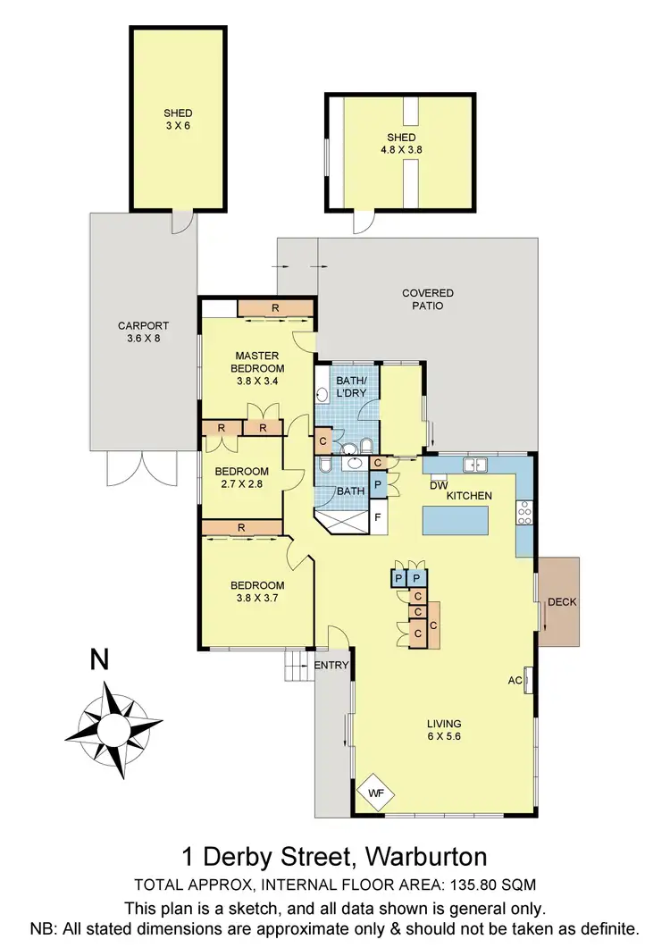 Floorplan of Homely house listing, 1 Derby Street, Warburton VIC 3799
