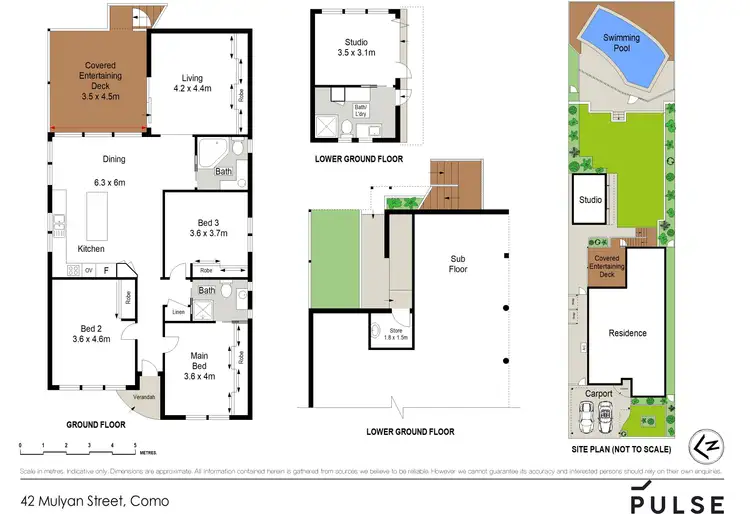 Floorplan of Homely house listing, 42 Mulyan Street, Como NSW 2226