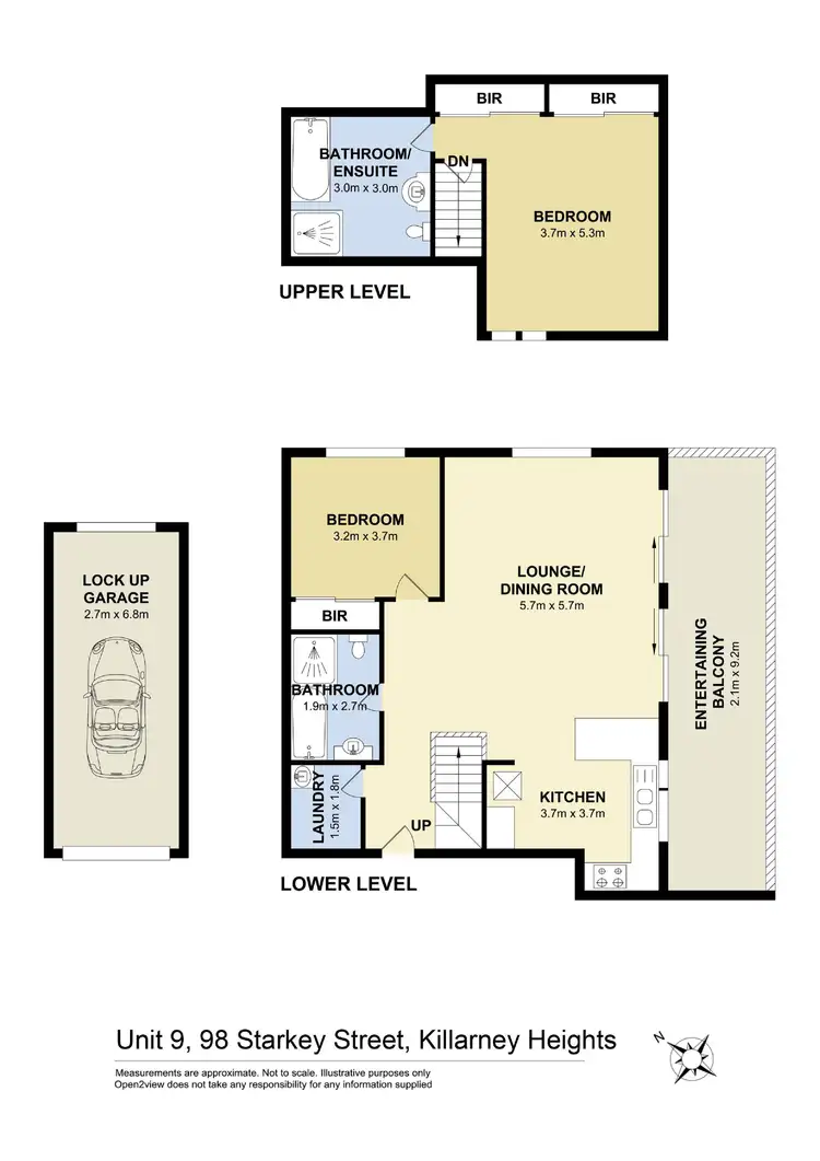 Floorplan of Homely apartment listing, 9/98 Starkey Street, Killarney Heights NSW 2087