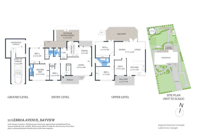 Floorplan of Homely house listing, 12 Gerroa Avenue, Bayview NSW 2104