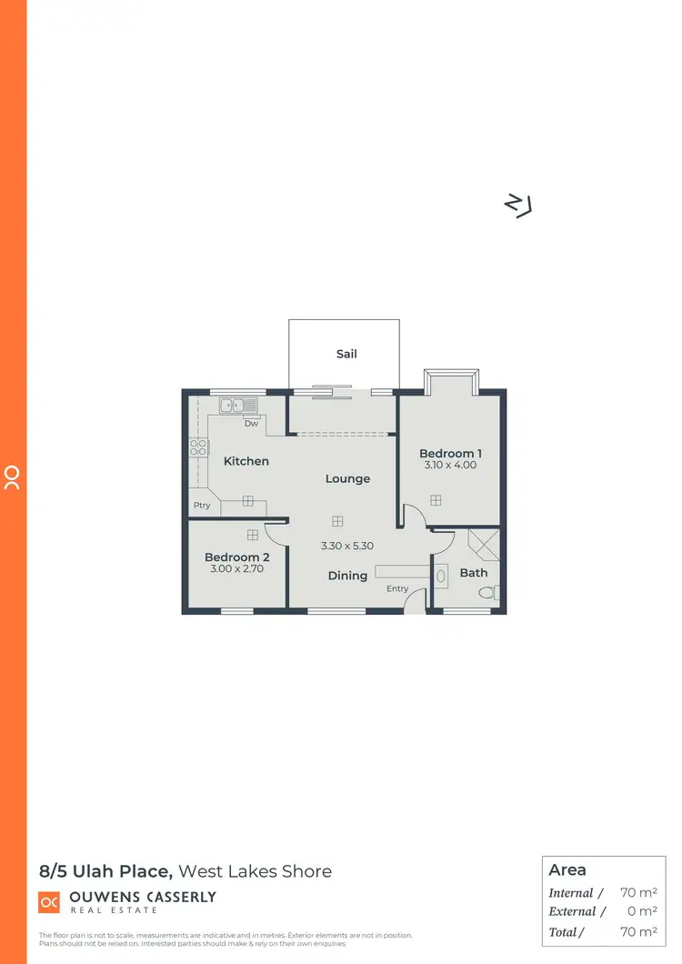 Floorplan of Homely house listing, 8/5 Ulah Place, Semaphore Park SA 5019