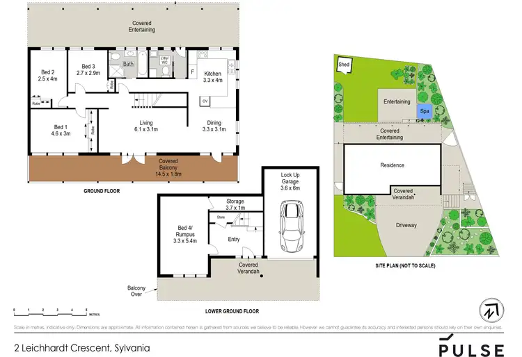 Floorplan of Homely house listing, 15 Leichhardt Crescent, Sylvania NSW 2224