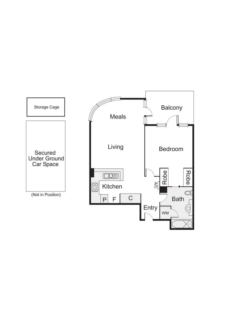Floorplan of Homely apartment listing, 11/1 Graham Street, Port Melbourne VIC 3207