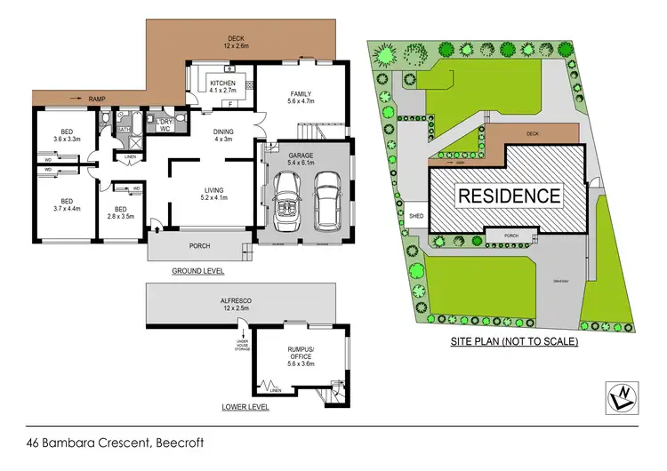 Floorplan of Homely house listing, 46 Bambara Crescent, Beecroft NSW 2119