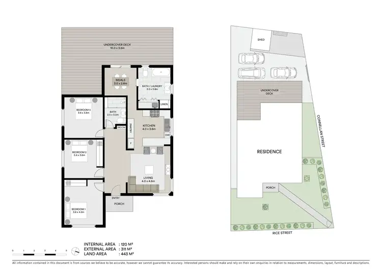 Floorplan of Homely house listing, 13 Rice Street, Ballarat East VIC 3350