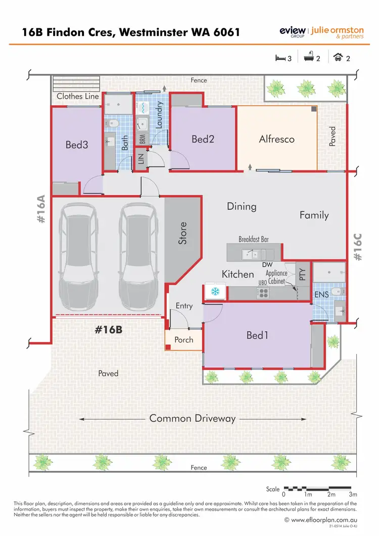 Floorplan of Homely house listing, 16B Findon Crescent, Westminster WA 6061