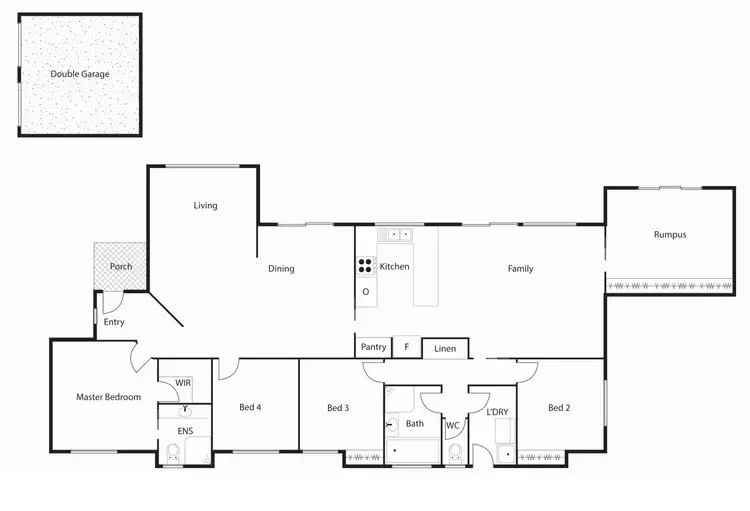 Floorplan of Homely house listing, 13 Harkness Street, Monash ACT 2904