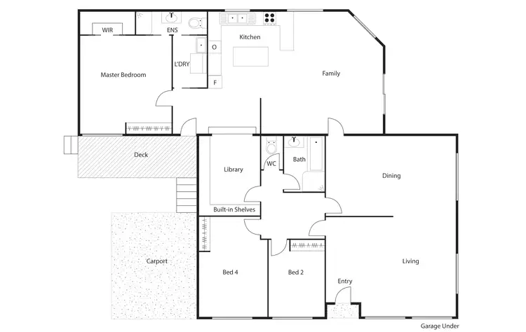 Floorplan of Homely house listing, 42 Olympus Way, Lyons ACT 2606