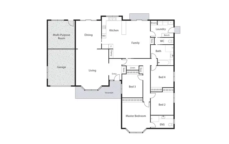 Floorplan of Homely house listing, 11 Bindon Place, Wanniassa ACT 2903