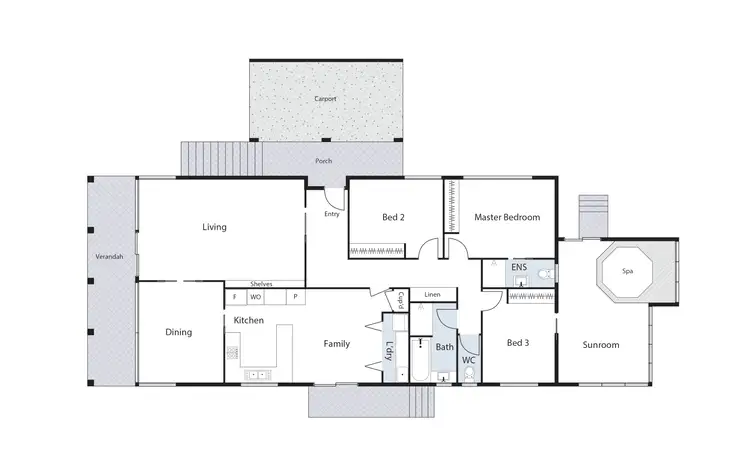 Floorplan of Homely house listing, 12 Bingle Street, Flynn ACT 2615