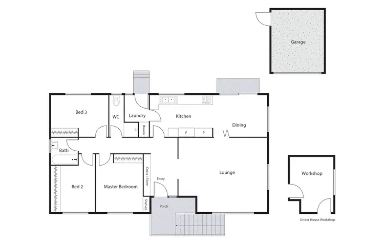 Floorplan of Homely house listing, 17 Marrawah Street, Lyons ACT 2606