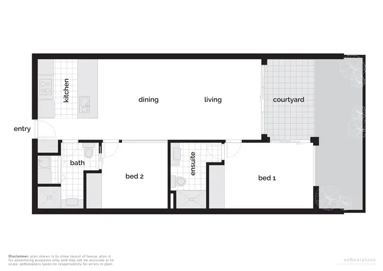 Floorplan of Homely apartment listing, 34/2 Newchurch Street, Coombs ACT 2611