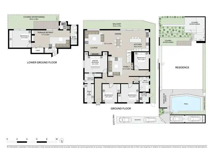 Floorplan of Homely house listing, 3 Pine Place, Narraweena NSW 2099