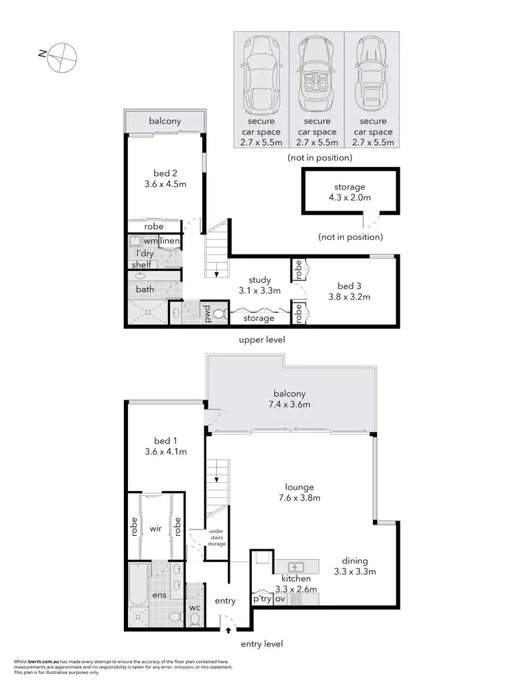 Floorplan of Homely apartment listing, 55/5 Burbury Close, Barton ACT 2600