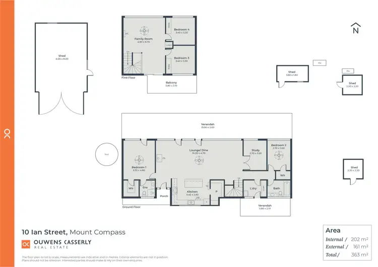 Floorplan of Homely house listing, 10 Ian Street, Mount Compass SA 5210