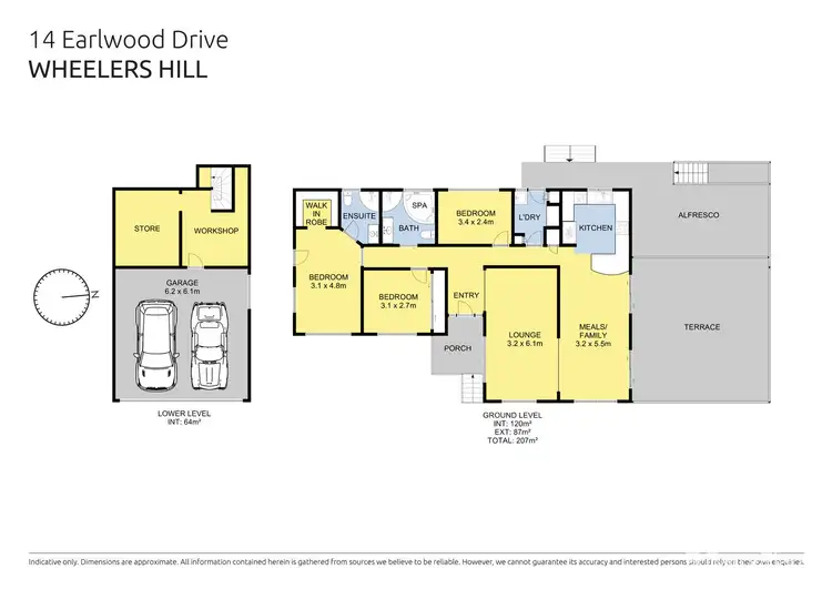 Floorplan of Homely house listing, 14 Earlwood Drive, Wheelers Hill VIC 3150