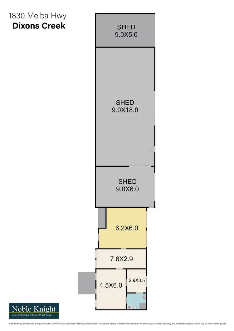 Floorplan of Homely rural property listing, 1830 Melba Highway, Dixons Creek VIC 3775