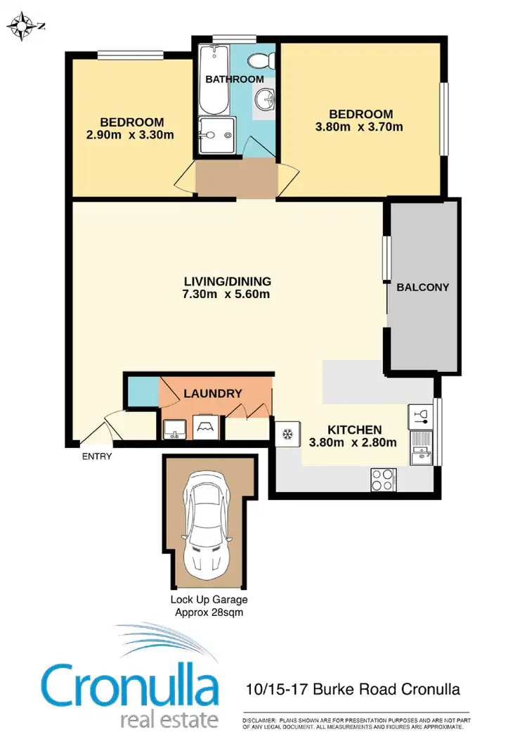 Floorplan of Homely apartment listing, 10/15-17 Burke Road, Cronulla NSW 2230