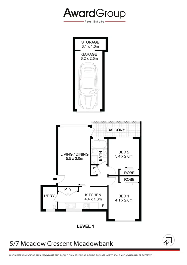 Floorplan of Homely unit listing, 5/7 Meadow Crescent, Meadowbank NSW 2114