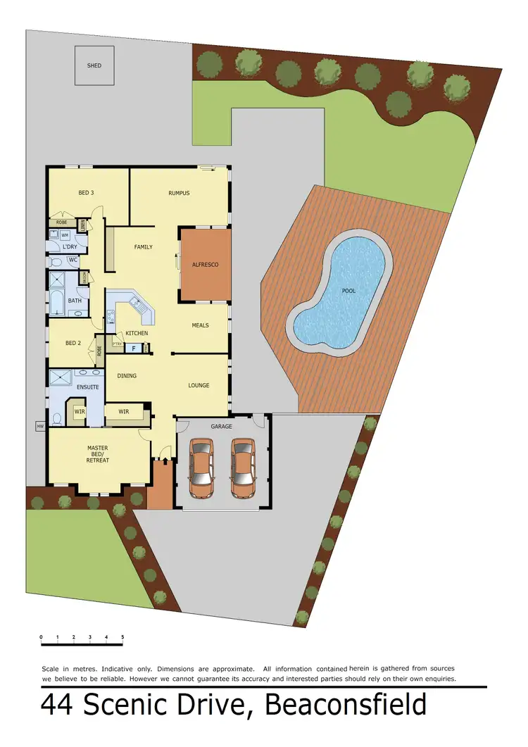 Floorplan of Homely house listing, 44 Scenic Drive, Beaconsfield VIC 3807