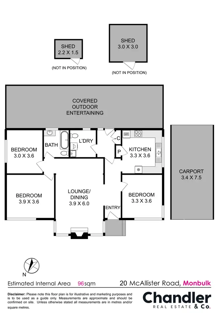 Floorplan of Homely house listing, 20 McAllister Road, Monbulk VIC 3793