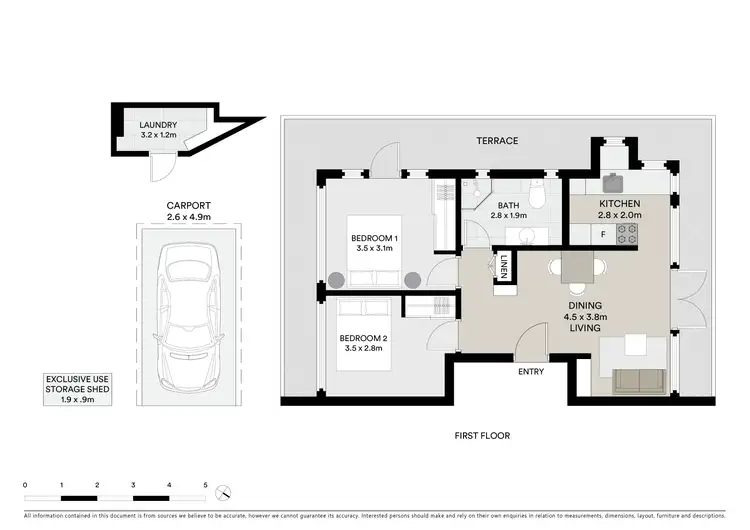 Floorplan of Homely apartment listing, 4/92 McCarrs Creek Road, Church Point NSW 2105