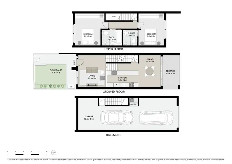 Floorplan of Homely townhouse listing, 26/76 Stockman Avenue, Lawson ACT 2617