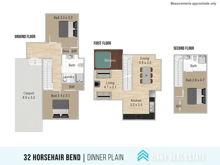 Floorplan of Homely house listing, 35 Horsehair Bend, Dinner Plain VIC 3898