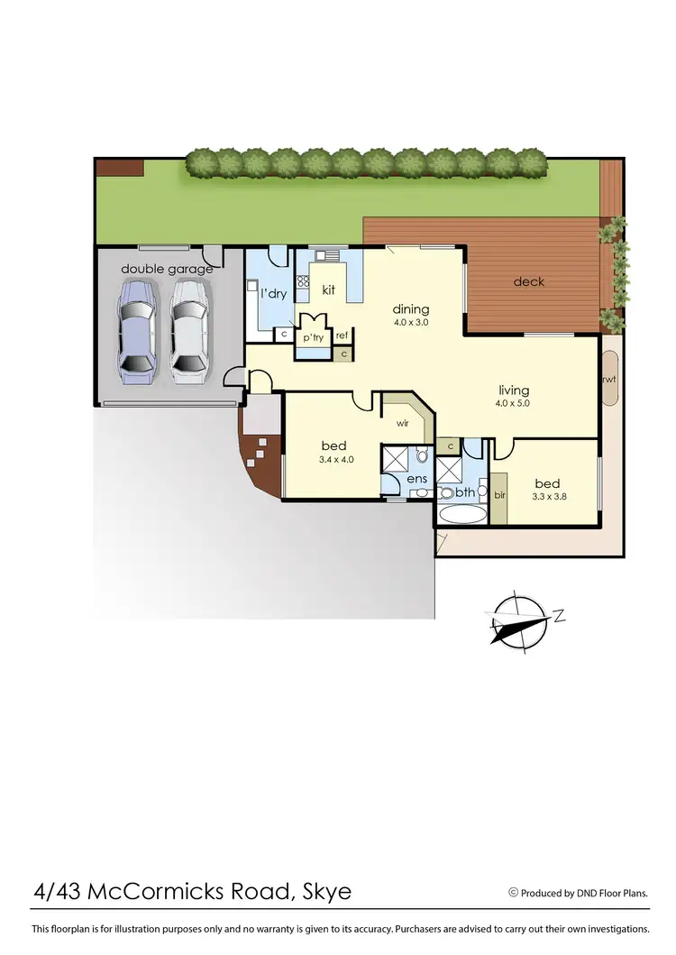 Floorplan of Homely unit listing, 4/43A Mccormicks Road, Carrum Downs VIC 3201