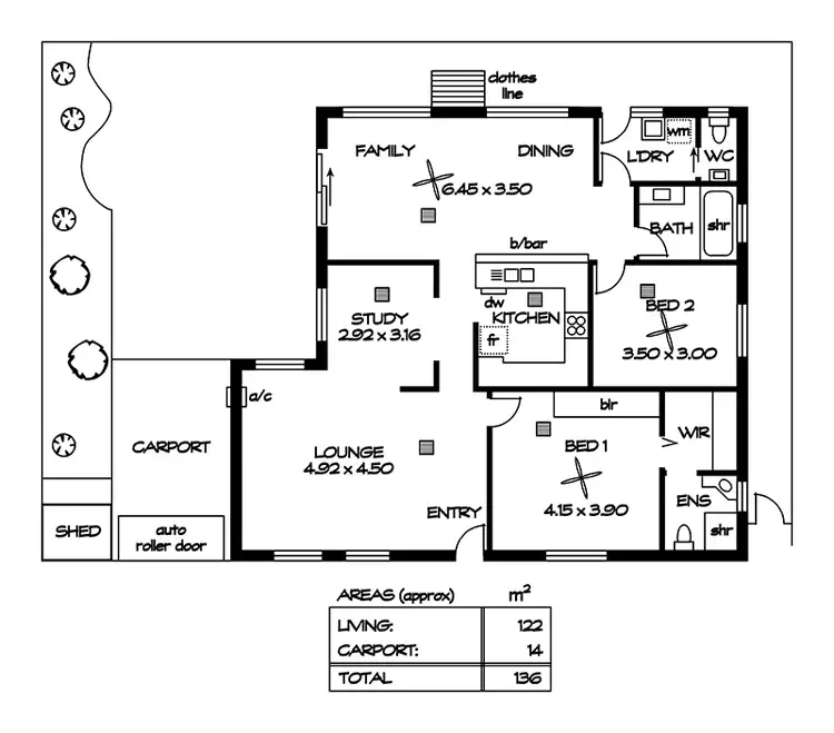 Floorplan of Homely house listing, 2/34 Orlando Avenue, Hampstead Gardens SA 5086