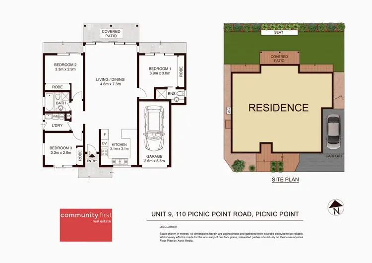 Floorplan of Homely villa listing, 9/110 Picnic Point Road, Picnic Point NSW 2213