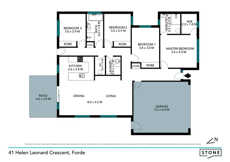 Floorplan of Homely house listing, 41 Helen Leonard Crescent, Forde ACT 2914