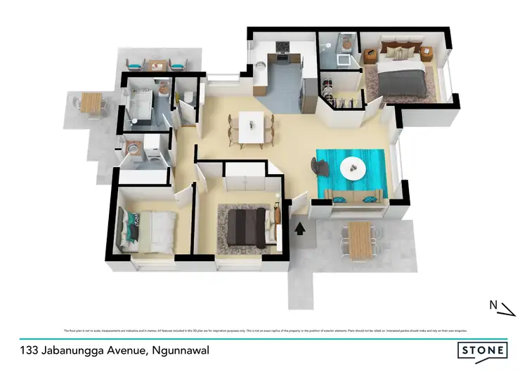 Floorplan of Homely house listing, 133 Jabanungga Avenue, Ngunnawal ACT 2913
