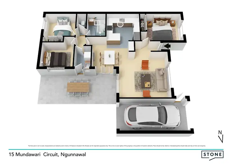 Floorplan of Homely house listing, 15 Mundawari Circuit, Ngunnawal ACT 2913