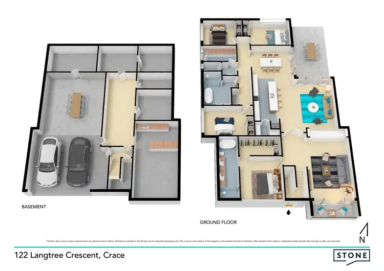 Floorplan of Homely house listing, 122 Langtree Crescent, Crace ACT 2911