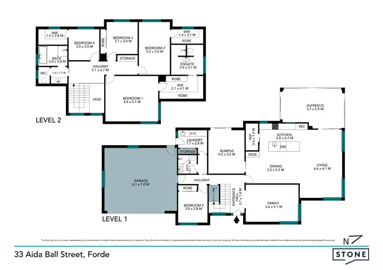 Floorplan of Homely house listing, 33 Aida Ball Circuit, Forde ACT 2914