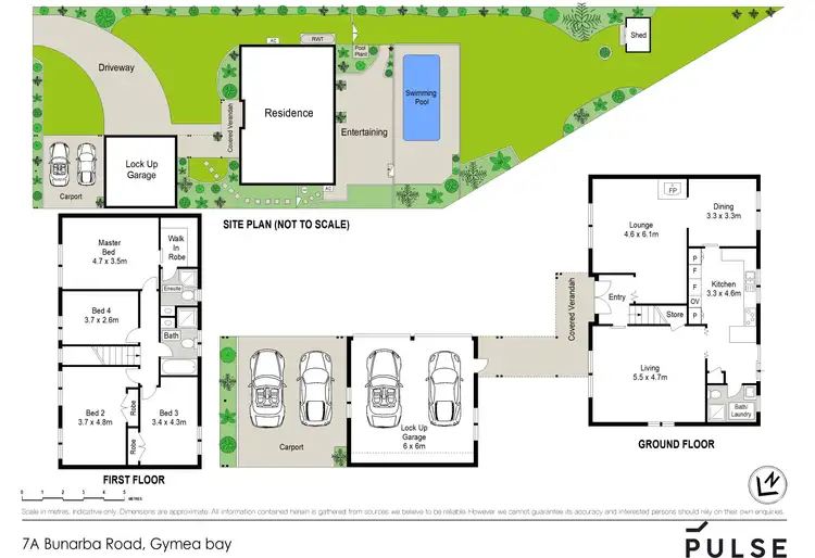 Floorplan of Homely house listing, 7a Bunarba Road, Gymea Bay NSW 2227