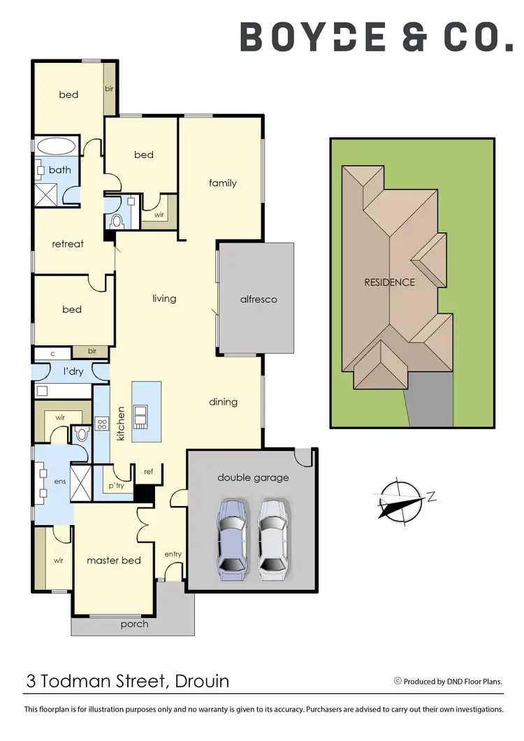 Floorplan of Homely house listing, 3 Todman Street, Drouin VIC 3818