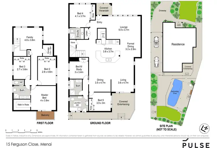 Floorplan of Homely house listing, 15 Ferguson Close, Menai NSW 2234