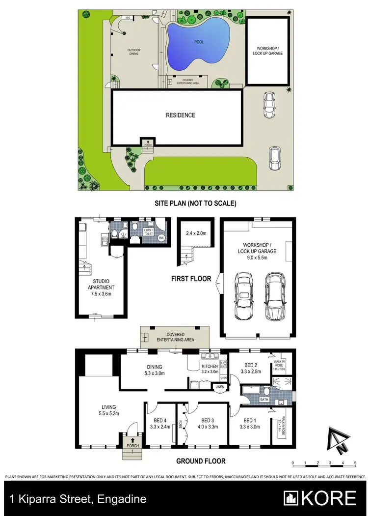 Floorplan of Homely house listing, 1 Kiparra Street, Engadine NSW 2233