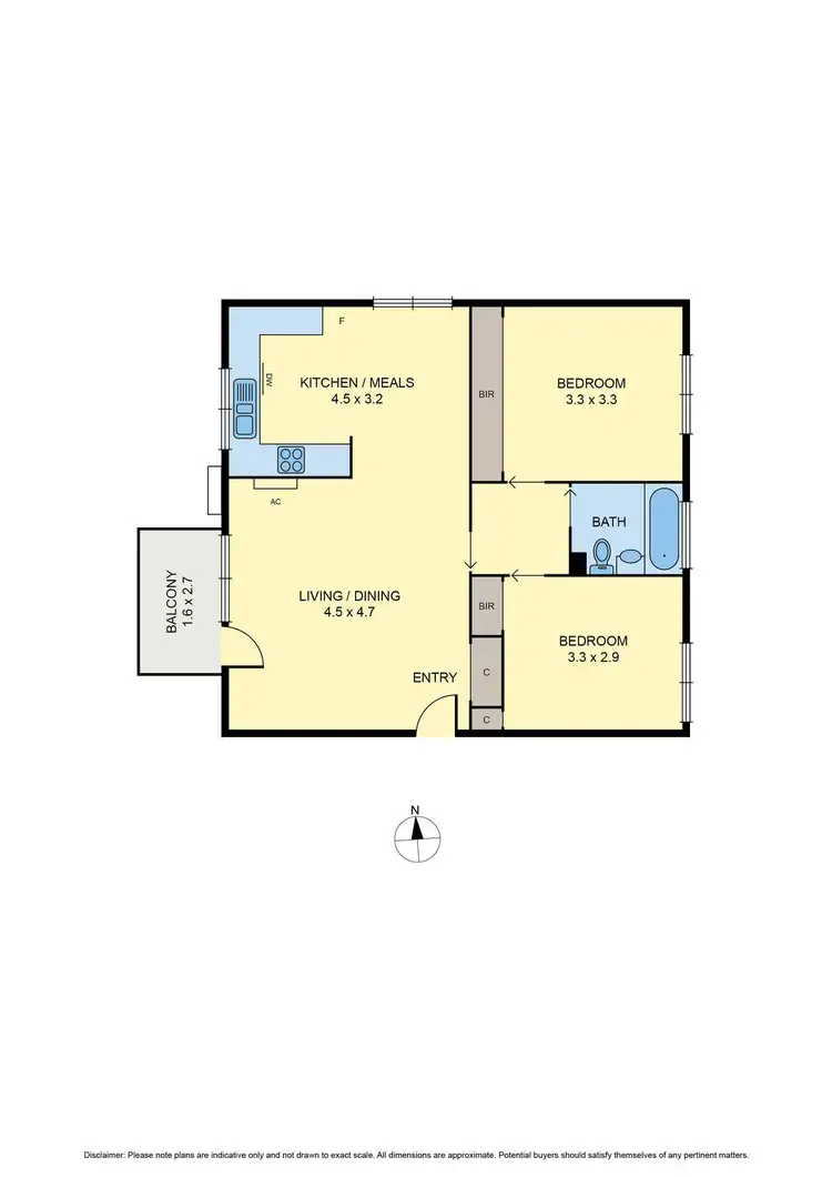 Floorplan of Homely apartment listing, 12/31 Leslie Road, Essendon VIC 3040