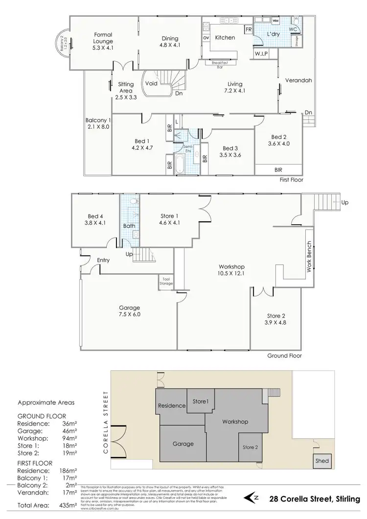 Floorplan of Homely house listing, 28 Corella Street, Stirling WA 6021